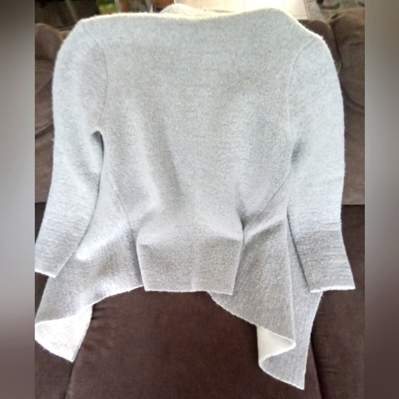 Black Tape Grey Waterfall Open Cardigan L - Picture 4 of 7